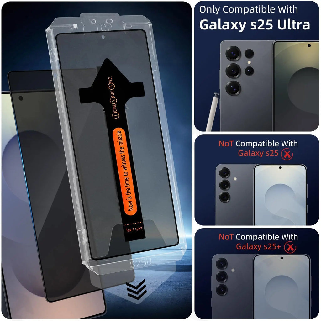 2 Pcs For Samsung Z Fold 8 4G 5G 2026 One-click Privacy Dust free Installation HD Screen Protector Protective Tempered Glass
