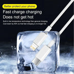 5-1pcs 30W Fast Charging Cable For  iPhone 13 12 11 14 Pro Max Mini USB C Cable For X XR XS MAX 7 8 14 Plus 6 Accessories