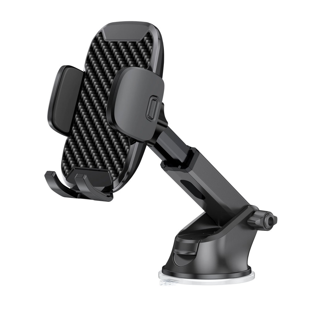 Cell Phone Holder Mount Car, Windshield/Dashboard/Window Car Phone Bracket, Suction Cup Phone Mount for Car Truck Compatible CM World