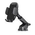Cell Phone Holder Mount Car, Windshield/Dashboard/Window Car Phone Bracket, Suction Cup Phone Mount for Car Truck Compatible CM World