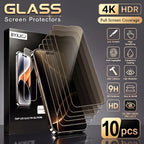 5pcs Privacy Protective Screen Protector for iPhone 18 17 16 15Pro Max Plus 17 Air 16e Full Coverage Tempered Glass for iPhone  16 Plus 17 Pro Max 18