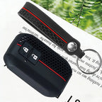 Premium Silicone Car Key Case Cover With Keychain-For Suzuki Swift 2017 2018 Keyring Key Chain Holder Protector