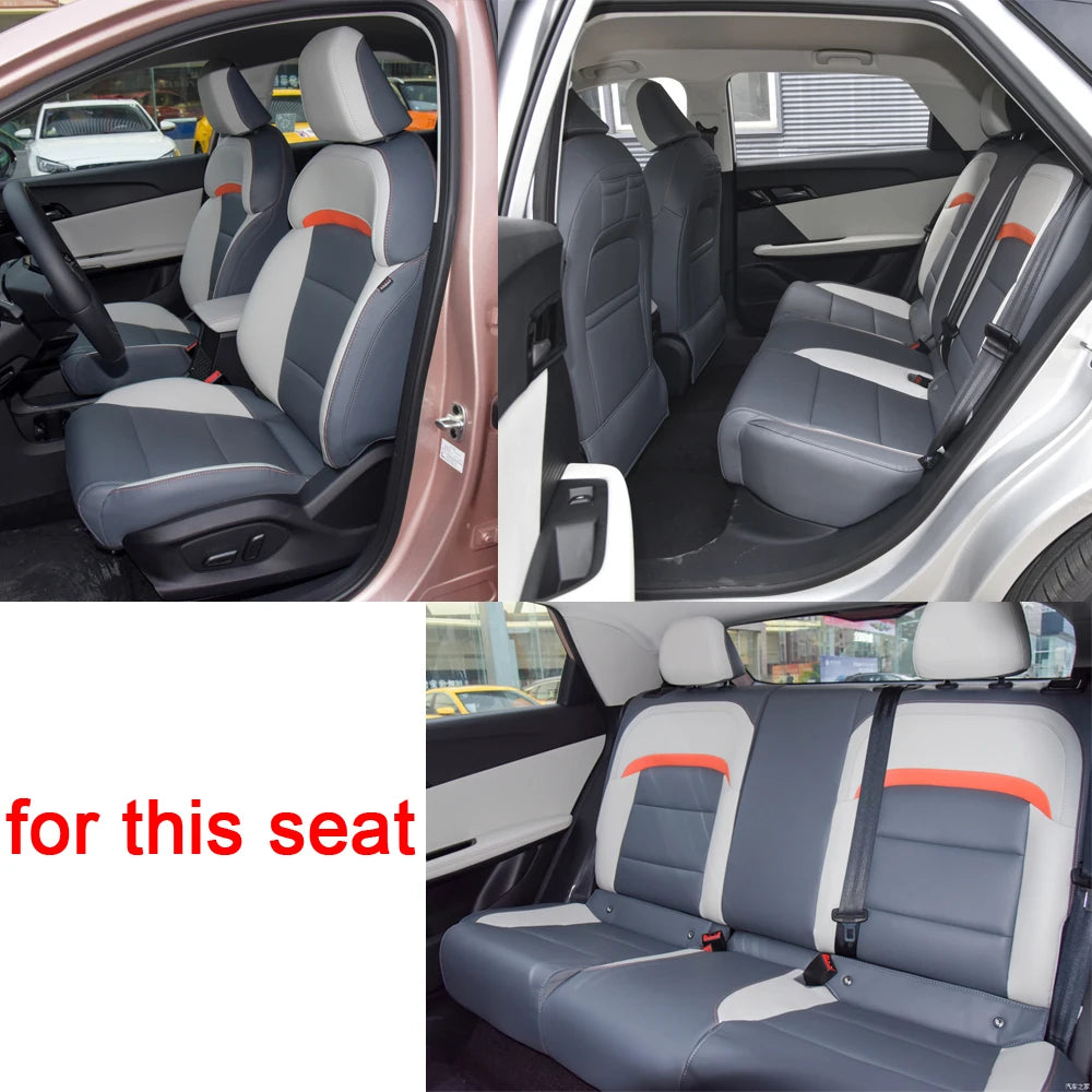 Car Special Seat Cover 5 seat Full Set For MG MG4 / MG4 EV Mulan 2022 2023 2024 2025 Leather Cushion Seat Protective Cover