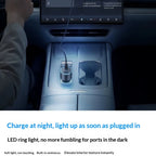 Anker 167.5w 3-Port Fast Car Charger, 2 Usb-C + 1 Usb-A Pd Qc3.0 High-Speed Adapter For Multi-Device Road & Travel Charging