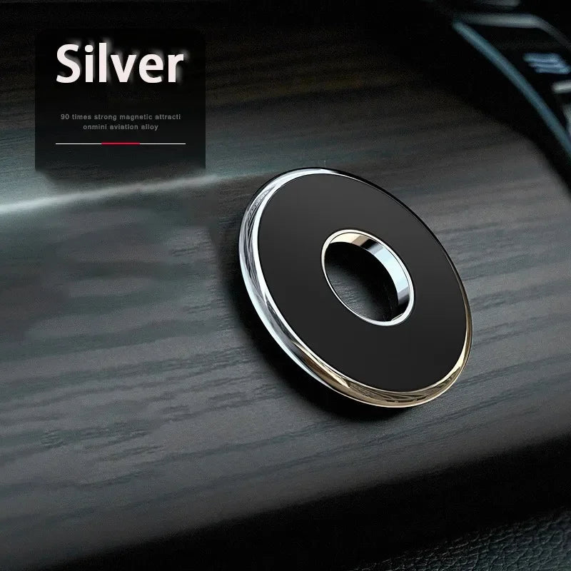 Round Car Mounted Magnetic Bracket , Easy To Stick, Not Fall Off, Compatible with All Smartphones CM World