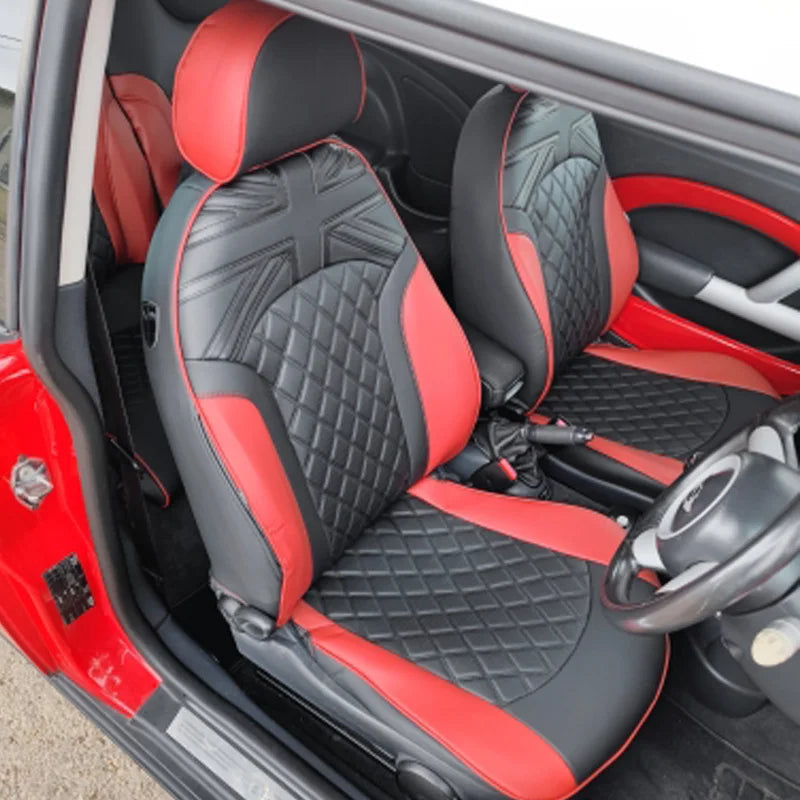 For Mini Cooper R50 R53 HATCHBACK R55 CLUBMAN R56 R57 R60 COUNTRYMAN Custom Seat Cover Protector Cushion Car Interior Accessorie CM World