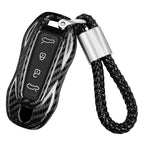 Key Fob Cover for Porsche EV 2025 With Key Chain Key Fob Case for Taycan 2022 Key Protector for Macan Ev Smart Accessories 2024 CM World