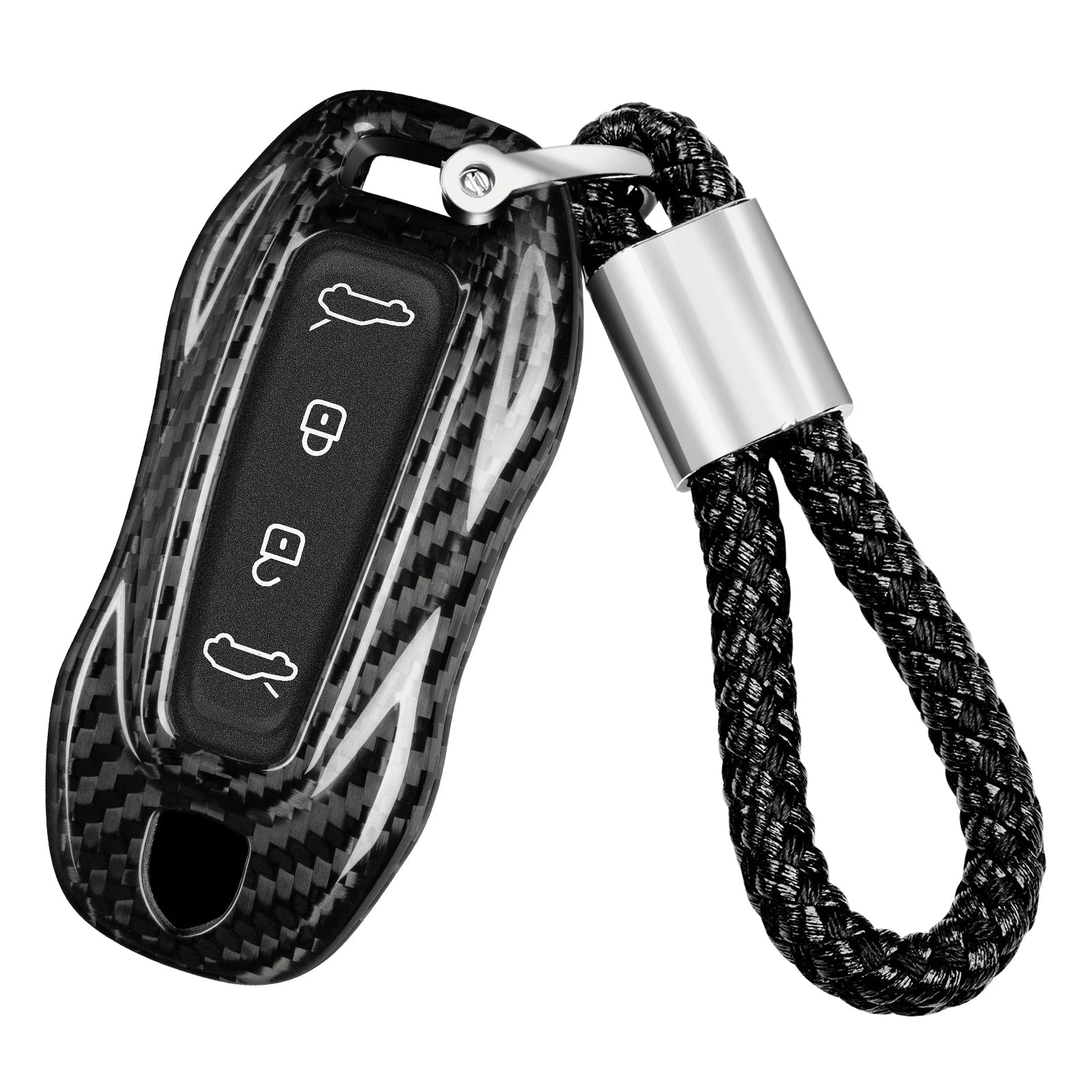 Key Fob Cover for Porsche EV 2025 With Key Chain Key Fob Case for Taycan 2022 Key Protector for Macan Ev Smart Accessories 2024 CM World