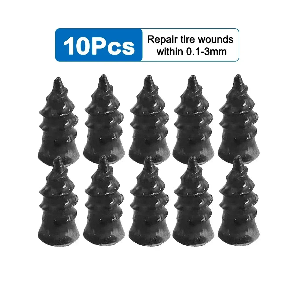 Tire Puncture Repair Nails Rubber Metal Nail for Car Motorcycle Scooter Bike Tyre Repair Tool Auto Tire Accessories