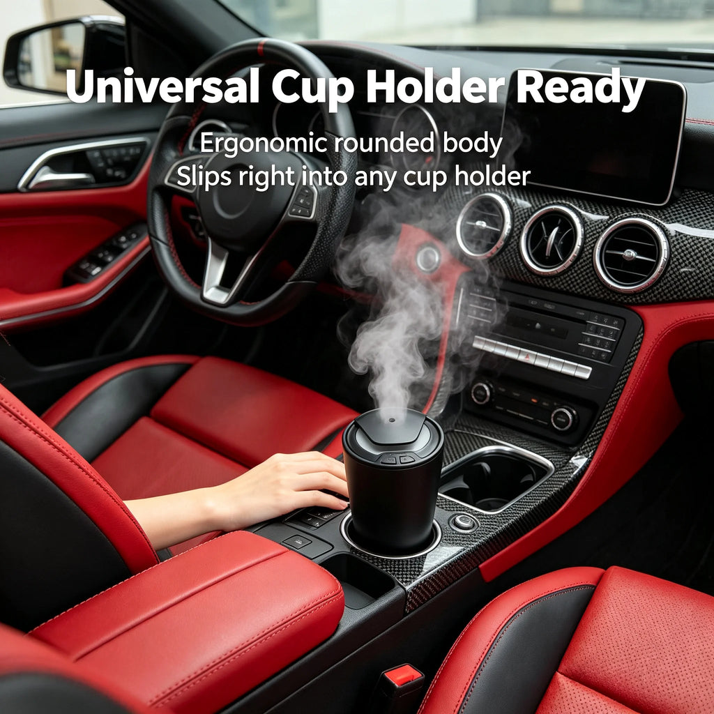 Portable  Car Aroma Diffuser USB Charging Essential Oil Diffuser Suitable for Home Office Car  Intelligent  Smell Distributor