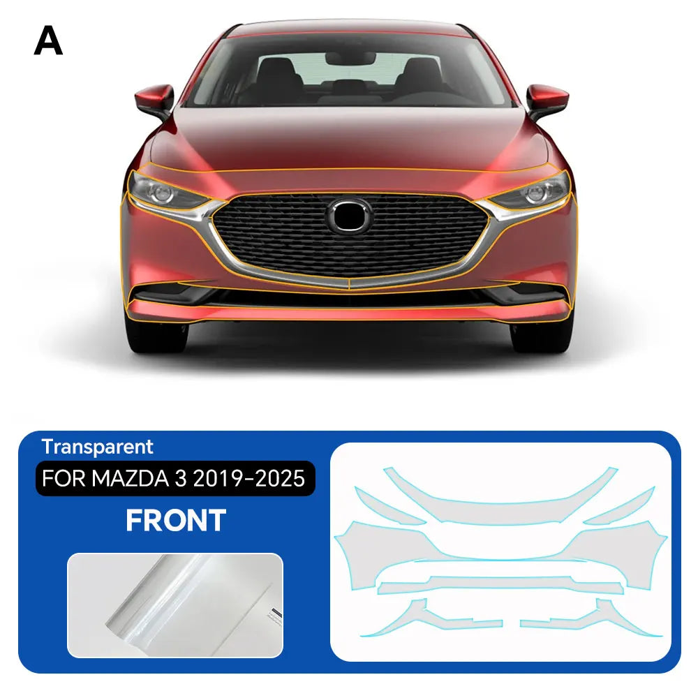 For Mazda CX-5 2022-2025 Premium Full Car Precut Paint Protection Film Anti-Scratch UV Protection Invisible Car Wrap Film Car Mobile World