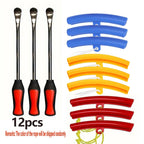 3/6/12pcs Rim Protector Tire Changing Lever Tools Auto Spoon Tire Kit Motorcycle Bicycle Tire Changing Levers CM World
