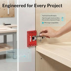 Reusable Magnetic 2mm Cabinet Hinge Spacer Gap Alignment Tool for Wardrobe Door Installation Cabinet Repair DIY Woodworking
