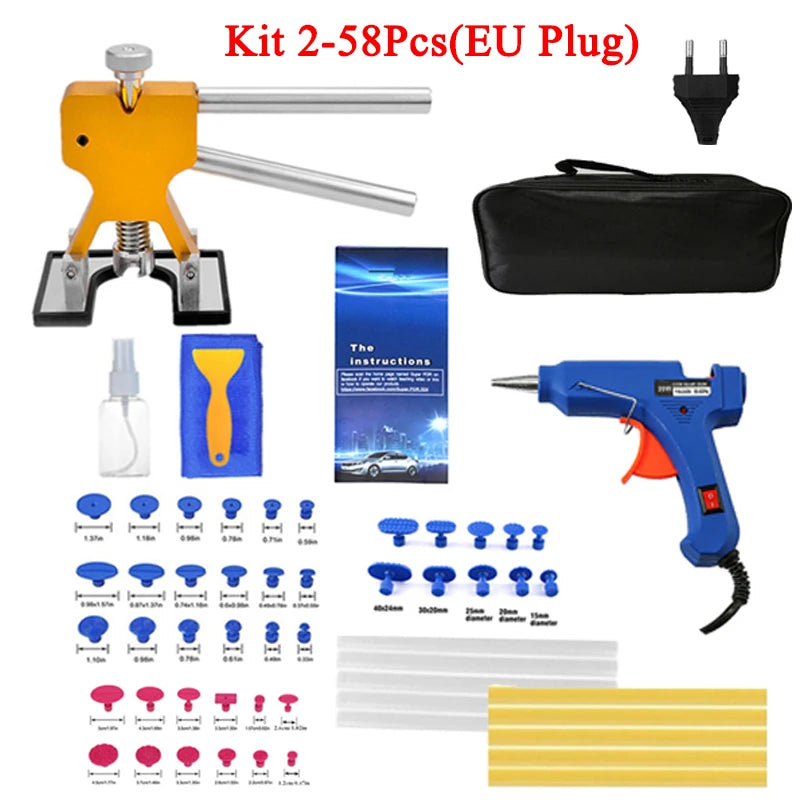 Auto Sheet Metal Dent Repair Tools Car Body Paintless Mix Size Suction Cup Puller Set Automobile Maintenance Renovate Kit Hot CM World