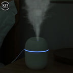 220ml Mini Air Humidifier Portable USB Fragrant Essential Oil Diffuser Humidifier with LED Light for Household Office Car