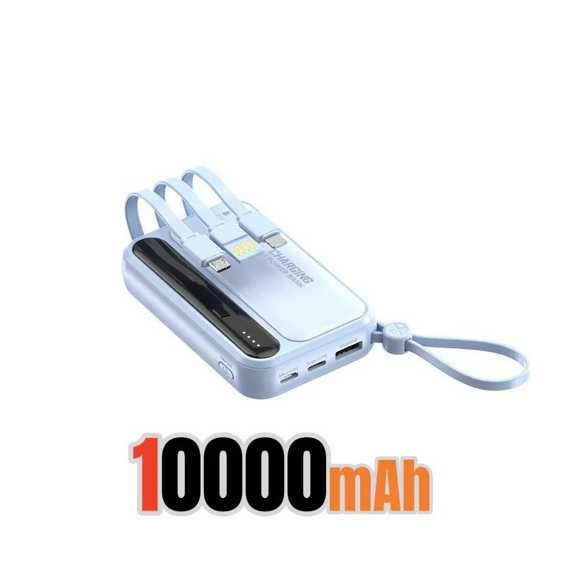 500000mAh Power Bank BuiIt in 4 Lines Super Fast Charging Large Capacity Portable External Battery for All Phones 2026