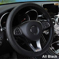 Universal Car Steering Wheel Cover Microfiber Leather Protection Cover Anti Slip Breathable for 37-39cm Steering Wheel Protector CM World