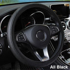 Universal Car Steering Wheel Cover Microfiber Leather Protection Cover Anti Slip Breathable for 37-39cm Steering Wheel Protector CM World
