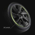 4PCS Wheel Cover For Tesla Model Y 2020-2024 19 Inch Right＆Left Hubcaps Cyclone Style Wheel Cover Replacement Accessories CM World