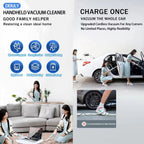 Handheld Vacuum Portable Auto Vacuum Cleaner Mini Wireless Car Vacuum Cleaner Dust Buster Rechargeable for Car Home Office Car Mobile World