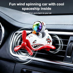 Car Air Vent Clip Fragrance Diffuser Propeller Ornaments Cat Pilot Rotate Freshener Vent Decorations Auto Interior Accessories