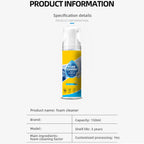 Automobile Cleaning Agent Polishing Cleaner Set Car Interior Foam Cleaner Kit for Car Leather Seats Dashboard  Windows Cleaning CM World