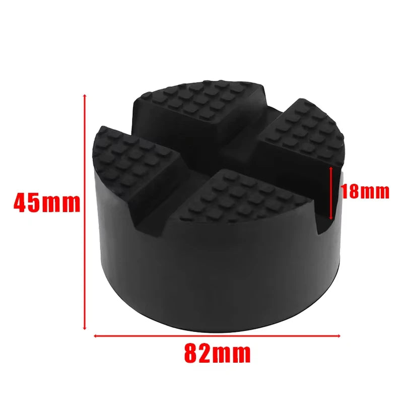 Universal Floor Slotted Car Jack Rubber Pad Pressure Resistant Jacking Tool Pinch Weld Side Lifting Disk For Lexus Subaru Fiat CM World
