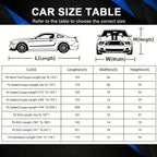 Kayme Car Cover Silver Blue 190T Waterproof Sun-proof Full-car Protection Convenient Universal For SUVs/sedan Hatchbacks