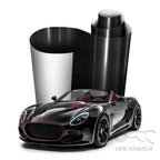 20X5FT High Glossy Black Carbon Fiber Car Wrap Vinyl Film Self Adhesive Auto Decal Bubble Car Body Film Vinyl Wrap Decals Car Mobile World