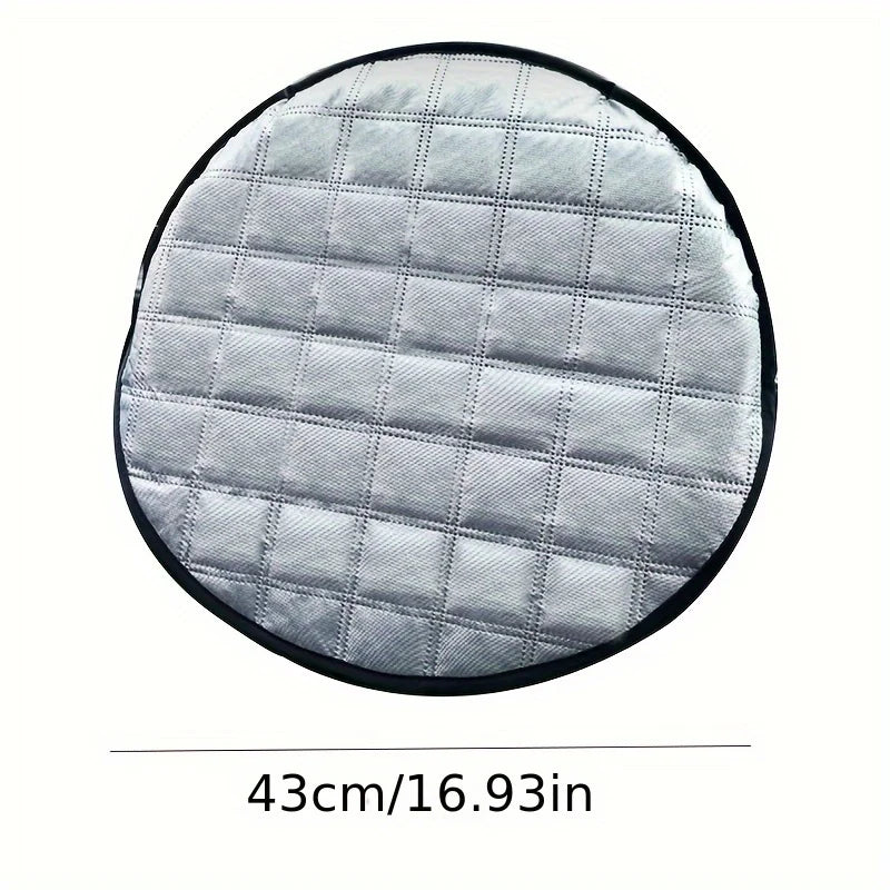 Universal Car Steering Wheel Cover, Anti-Slip Sun Protection, Breathable Heat-Resistant Auto Steering Wheel Protector ﻿
