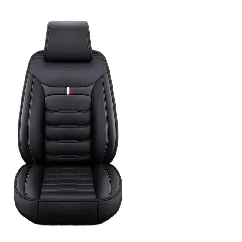 Universal All Inclusive Seat Cover Full Leather Car Seat Protector Cushion Single Driver And Passenger All Season Accessories