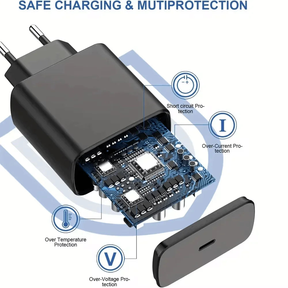 PD 45W USB C Charger Super Fast Charger Type C Cable For Samsung Galaxy S22 S23 Ultra Note 20 Quick Charge Phone Charger Adapter Car Mobile World