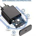 PD 45W USB C Charger Super Fast Charger Type C Cable For Samsung Galaxy S22 S23 Ultra Note 20 Quick Charge Phone Charger Adapter Car Mobile World