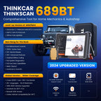 Global Version THINKSCAN 689BT OBD2 Scanner All System Diagnosis ECU Coding Bi-directional CAN FD DOIP Lifetime Free Update Car Mobile World