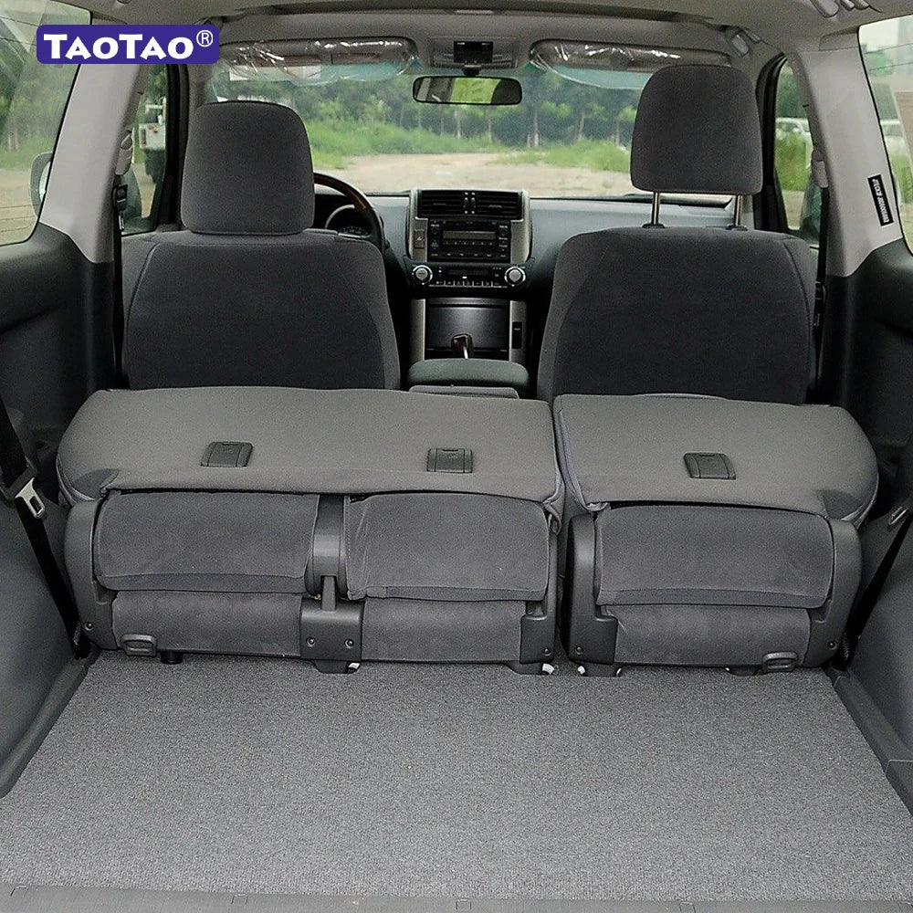 For Toyota Land Cruiser Prado J120 2003 2004 2005 2006 2007 2008 2009 Faux Leather Custom Car Seat Covers for 2 Front Seats