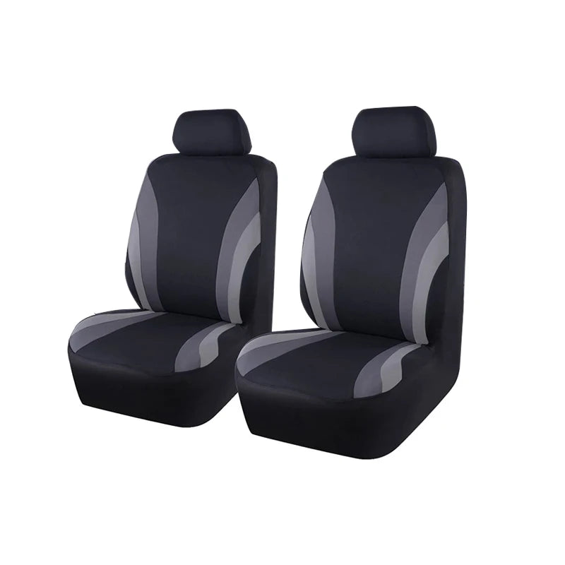 Polyester Fabric Car Seat Covers Rear Seat Backest With 3 Zipper Can Split Universal Size Seat Covers Fit For Most Car SUV Truck