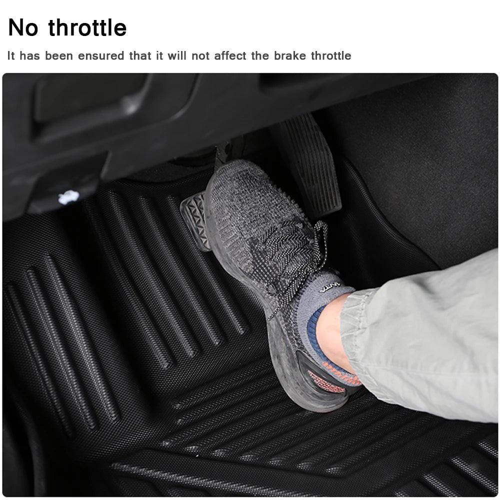 Rubber Car Mat For LAND ROVER EVOQUE L 2021-2024 Carpet Waterproof Interior Accessories TPE Car Floor Mats