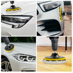 5-piece set of car beauty waxing and polishing disc cleaning brushes CM World