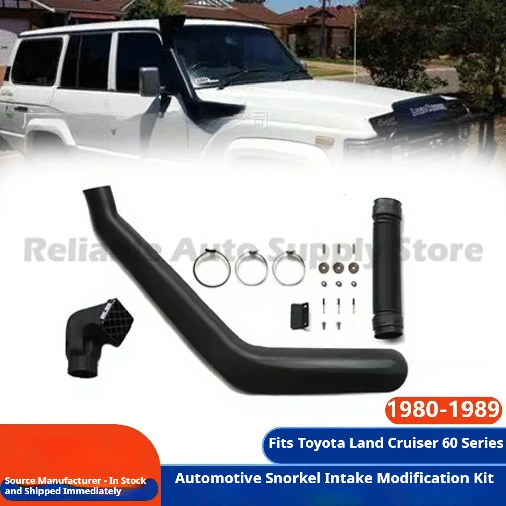 Car Exterior Accesories For 1980-1989 Toyota Land Cruiser LC60 Snorkel Kit Off Road SUV Premium Durable Air Intake System CM World