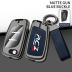 Car TPU Zinc Alloy Key Case Bag For Peugeot RCZ GT Line Coupe Car Key Chain Car Metal Key Shell Interior Decoration Accessories
