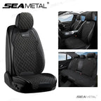 SEAMETAL Four Seasons Car Seat Cover Front Rear Car Seat Cushion Airbag Compatible Seat Protector Breathable Car Accessories Car Mobile World
