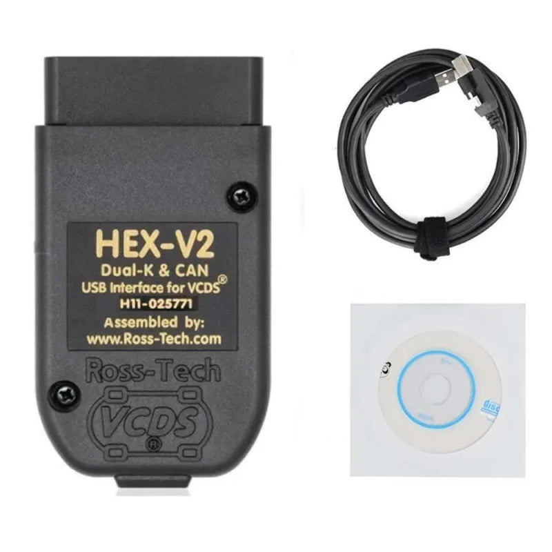 2026 VCDS 26.3 VAG Scanner Tool Cable OBD2 Diagnostic Multi-Language HEX V2 for Audi Skoda VW Car Tuning And Error Code Reading