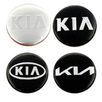 4 pieces of 58mm For Kia wheel hub cover logo Serato Sportage Freddy K2 K3 K5 Smart Run tire cover wheel hub center logo cover