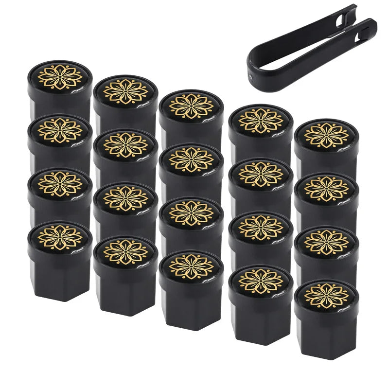 For Dacia Spring Duster Logan Sandero Dokker Striker Jogger Caps 20Pcs Car Wheel Caps Bolts For Wheel Bolts Cap Tire Nut Caps CM World