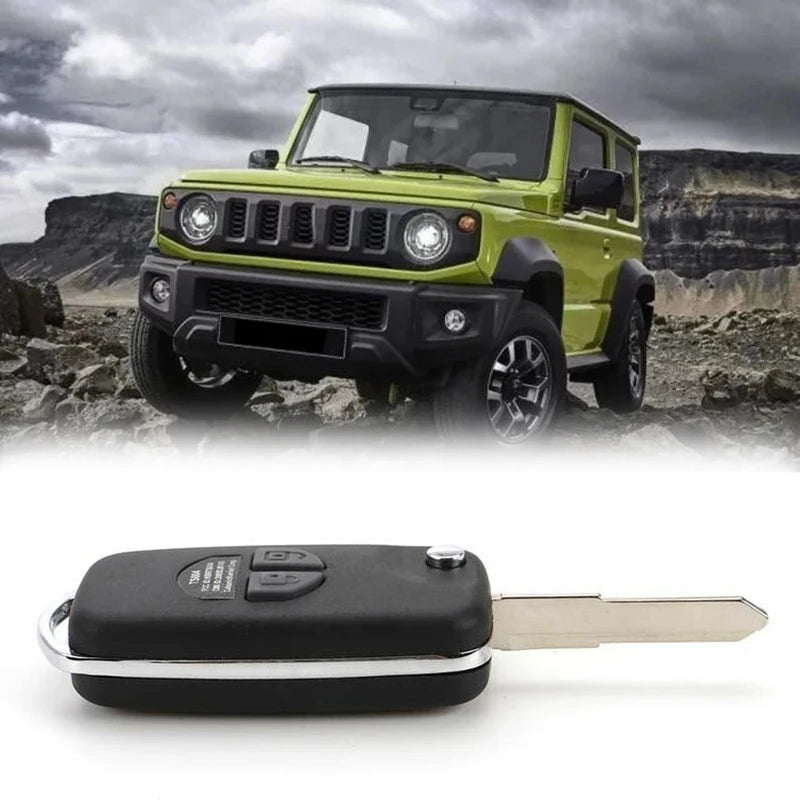 Car Remote Key Fob Uncut Shell Case Keychain For Jimny JB74 2019+-AD39 CM World