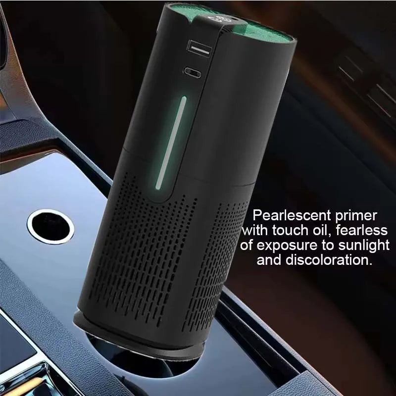 Household car bladeless ionizer hit selling plug in air purifier price nature fresh hepa filter fan car air purifier CM World