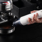 IKAPE Coffee Grounds Vacuum For Bar/Car/Desktop Portable Wireless Handheld Barista Cleaner With 13Kpa Powerful Suction&Blower Car Mobile World