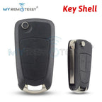 REMTEKEY Flip Key shell Case 2 Button HU100 for Vauxhall Opel Corsa D Astra H Vectra C Zafira 2005 2006 2007 2008 2009 CM World