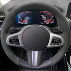 Anti-Slip Suede Car Steering Wheel Cover For BMW M Sport G30 G31 G32 G20 G21 G11 G12 G14 G15 G16 X3 G01 X4 G02 X5 G05 X7 G07 CM World