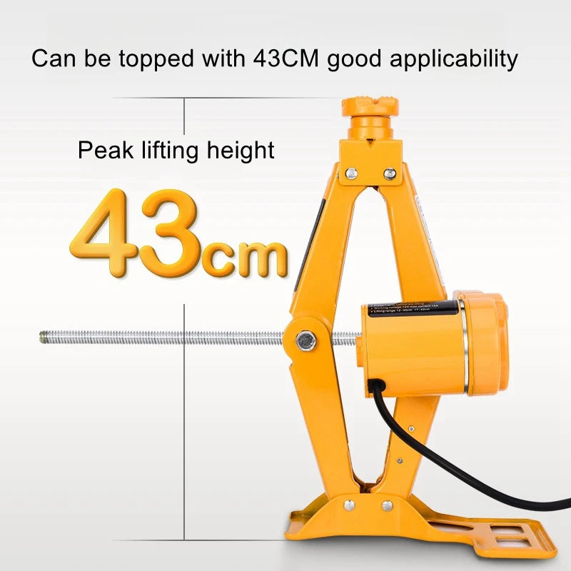 3T electric jack small car with 12v inflatable pump off-road vehicle special multi-function 3 tons tire changing tool